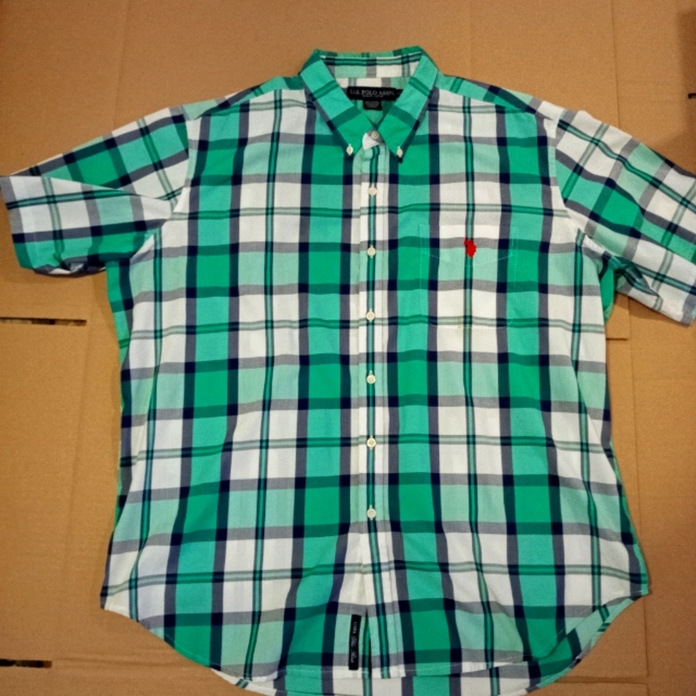 U.S. POLO CLUB Short sleeve button up shirt